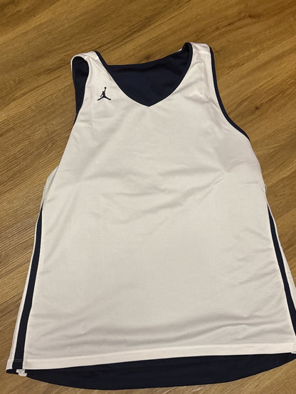 Nike Jordan Trägershirt zum wenden in blau/weiß, Größe XXL