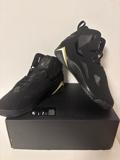 Nike Jordan True Flight, in schwarz/weiss/gold, Größe 38,5