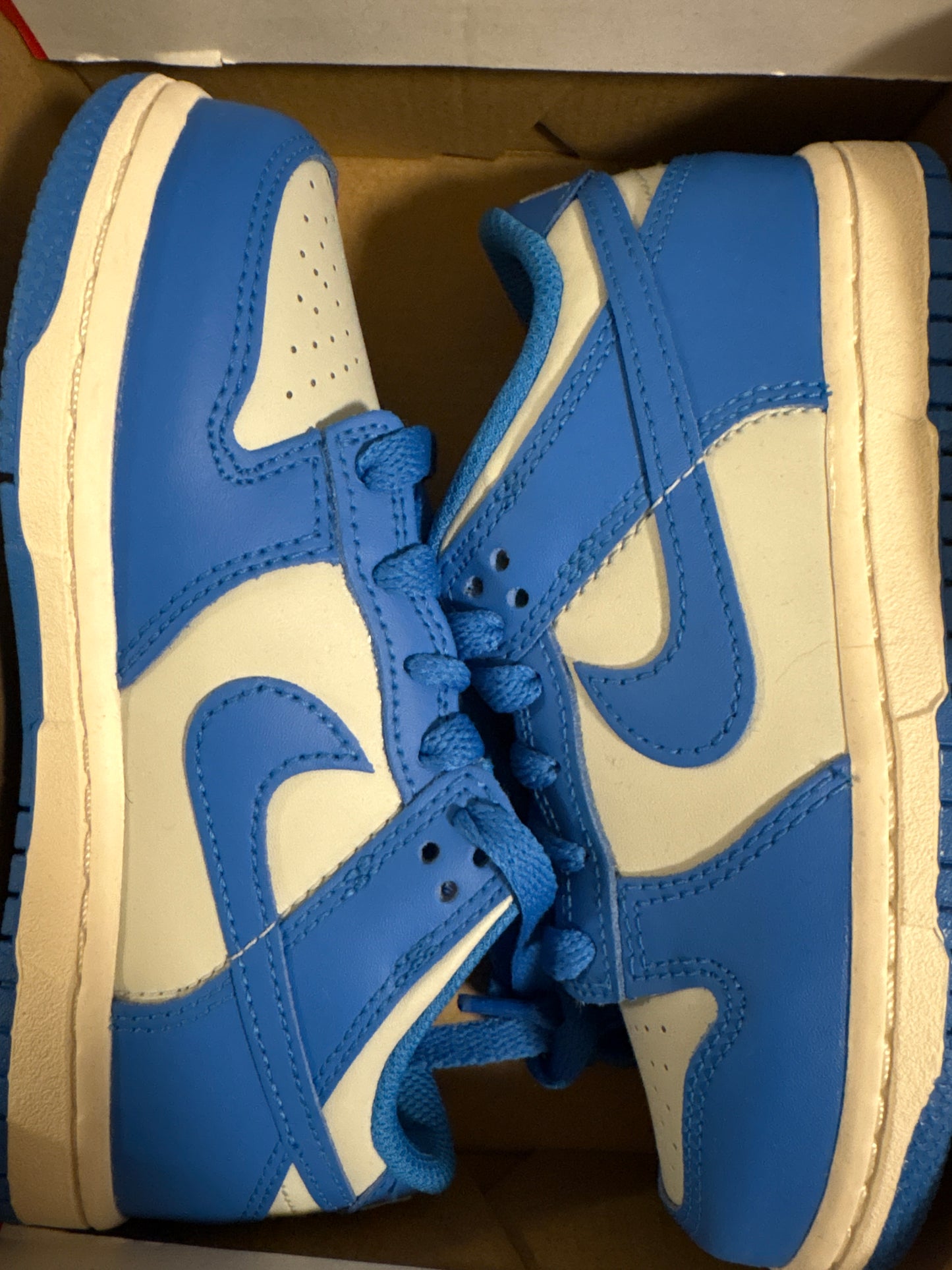 Nike Dunk in weiss/hellblau, Größe wählbar