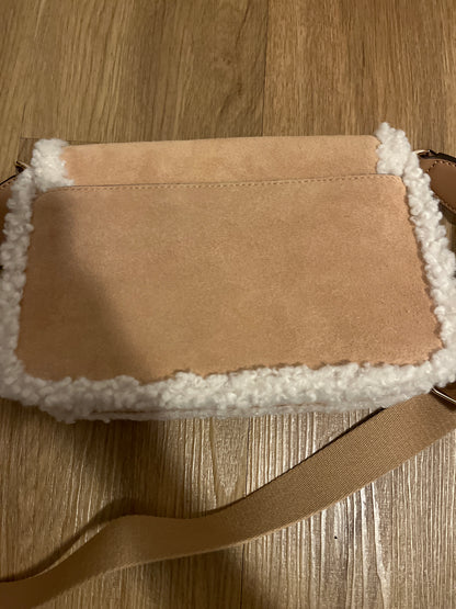 Michael Kors Bradshaw Umhängetasche beige Fell