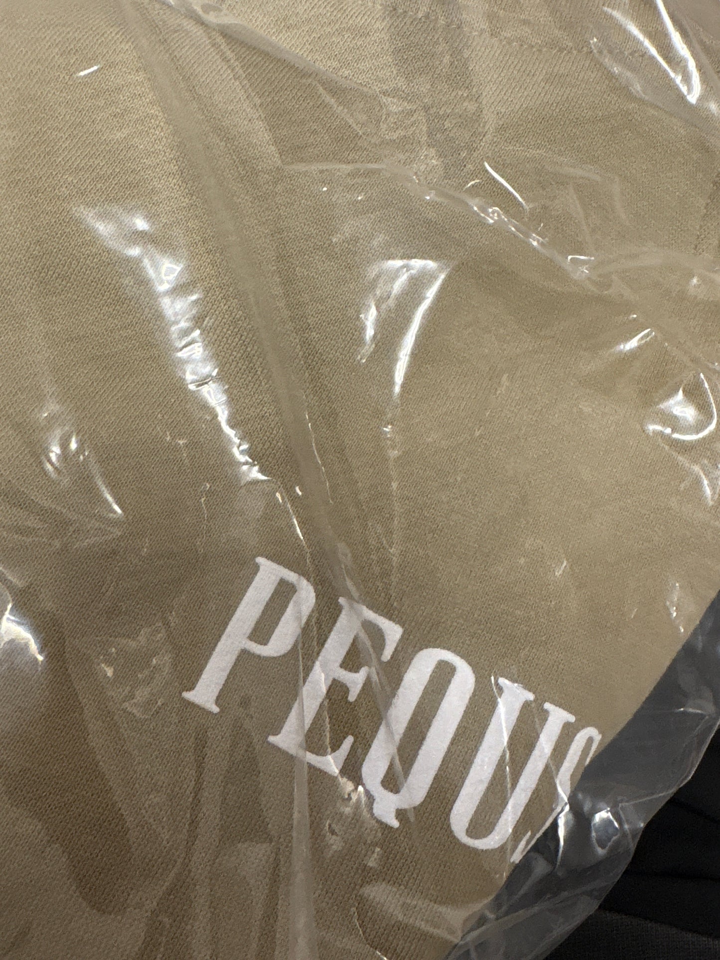 Pequs Hoodie in khaki, Größe XL