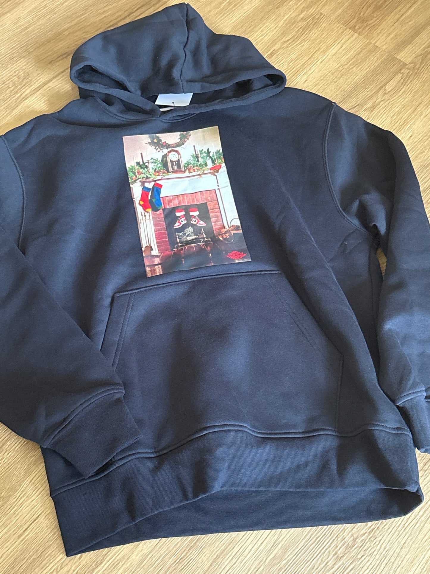 Nike Jordan Hoodie in schwarz, Weihnachtsedition, Größe M