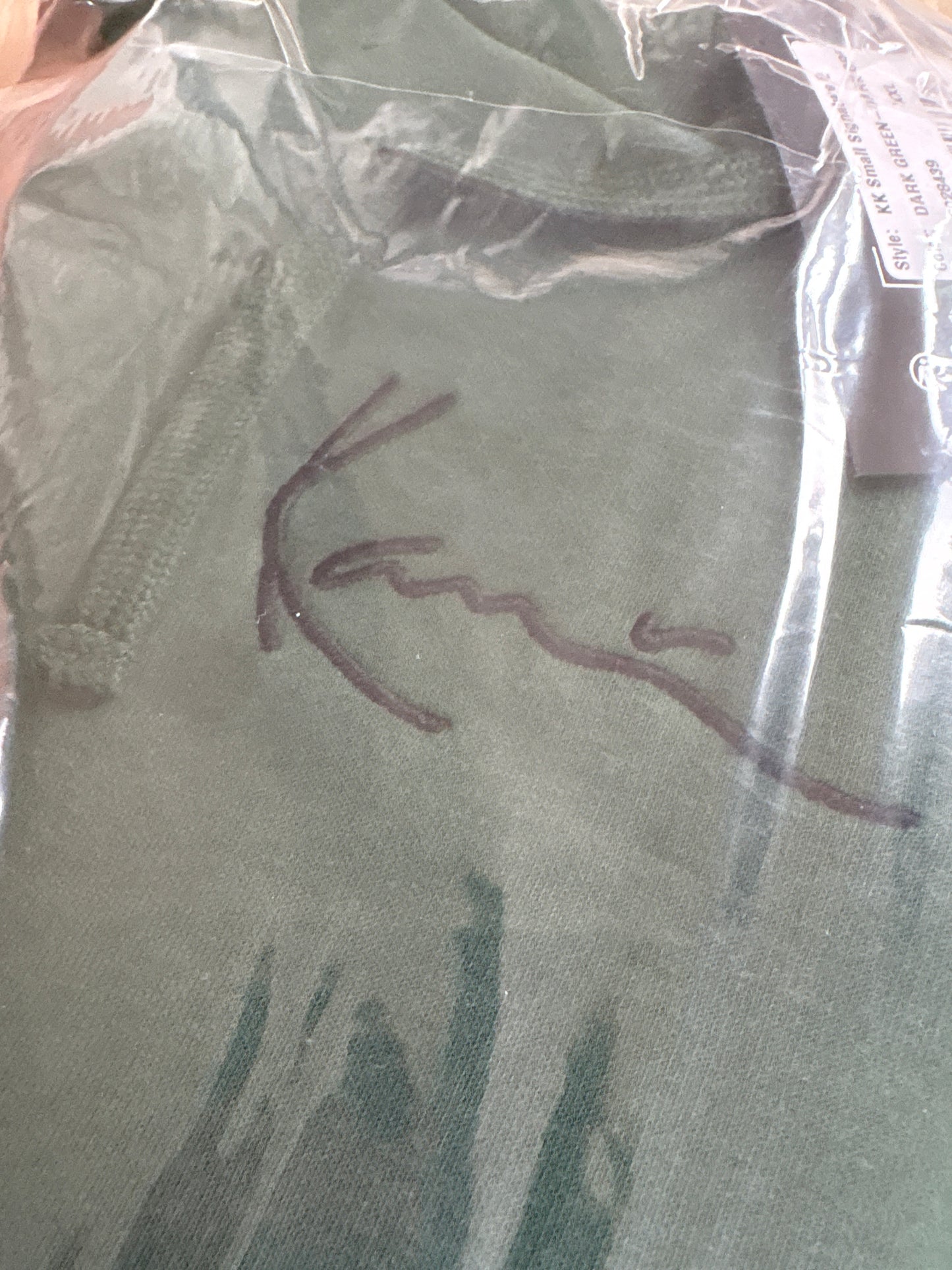 Karl Kani Hoodie, Größe XXL, dunkelgrün