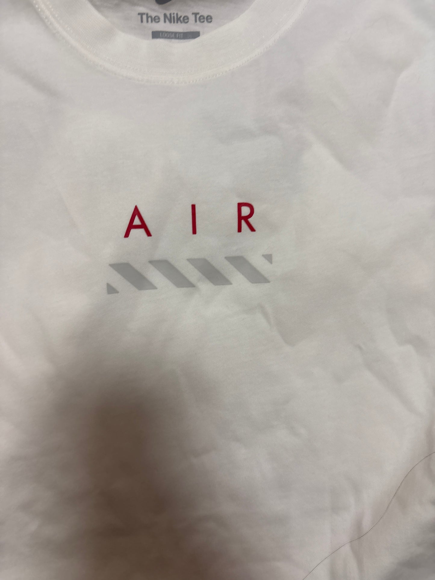 Nike Air Shirt in weiss, Größe S