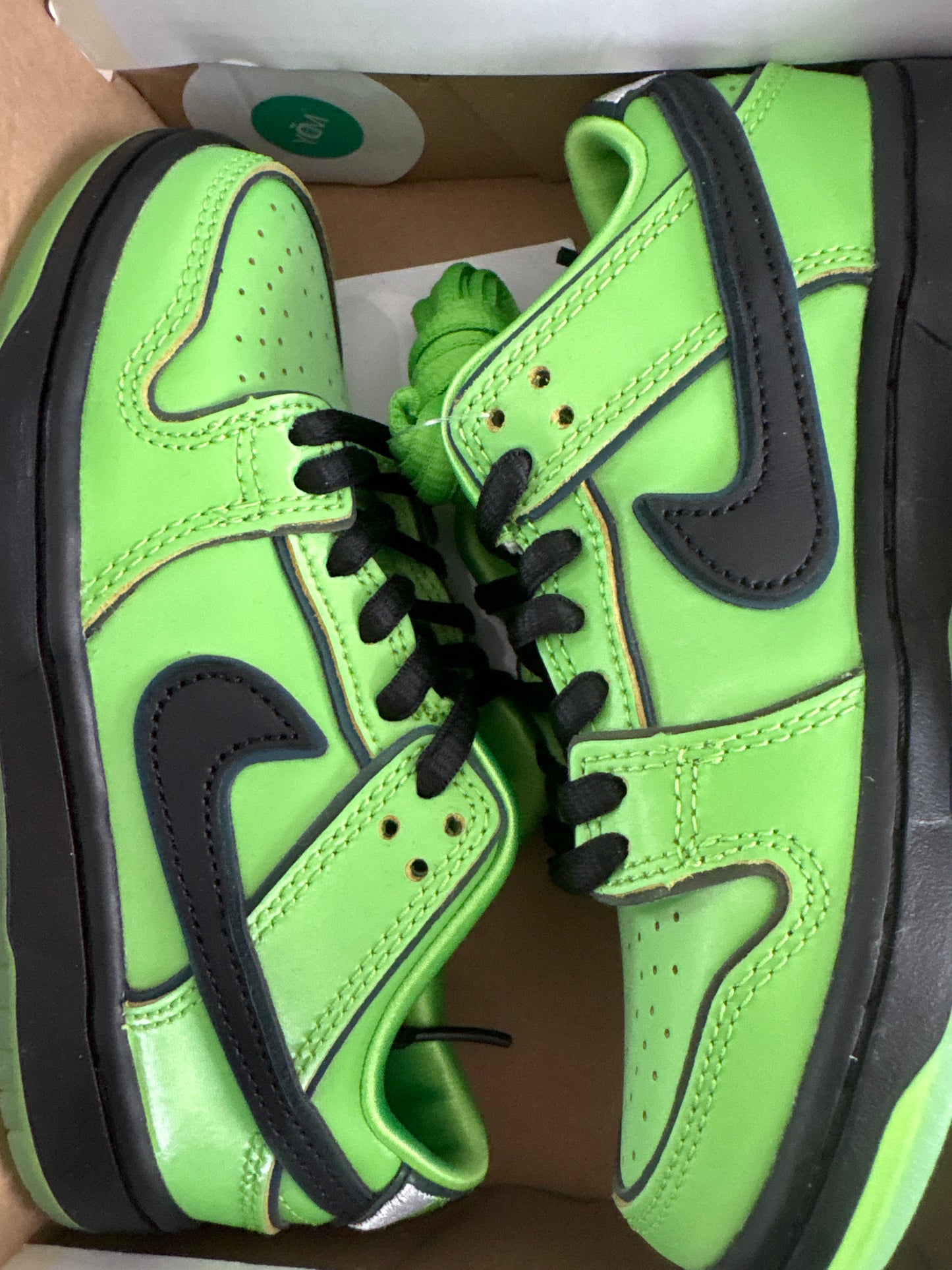 Nike Dunk low grünton/schwarz, Größe wählbar