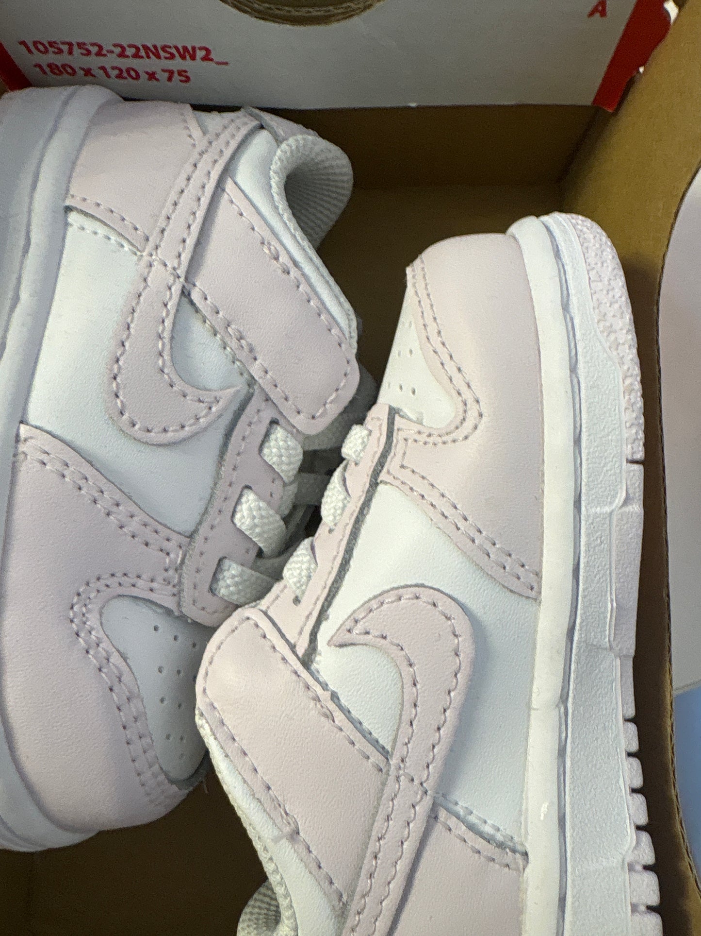 Nike Dunk low Flieder/weiss, Größe 21