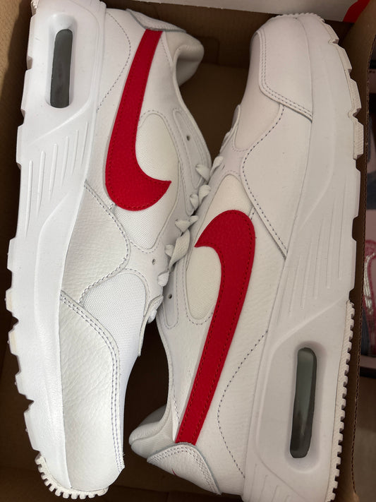 Nike Air Max SC, weiss/rot , Größe 46