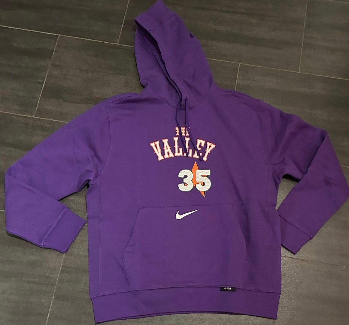 Nike NBA Hoodie Phoenix Suns, Größe wählbar in lila/weiss/orange