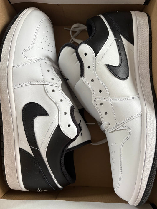 Nike Air Jordan 1 Low Größe 48,5 in weiss/schwarz