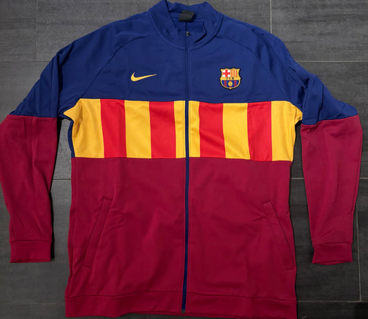Nike Joggingjacke FC Barcelona, Größe wählbar in dunkelblau/rot/gelb