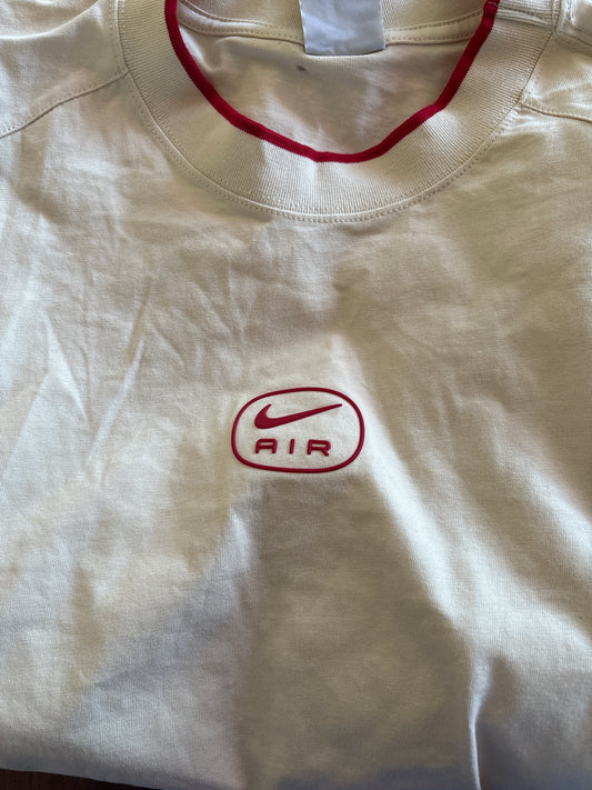 Nike Damen , creme/weinrot, Größe L