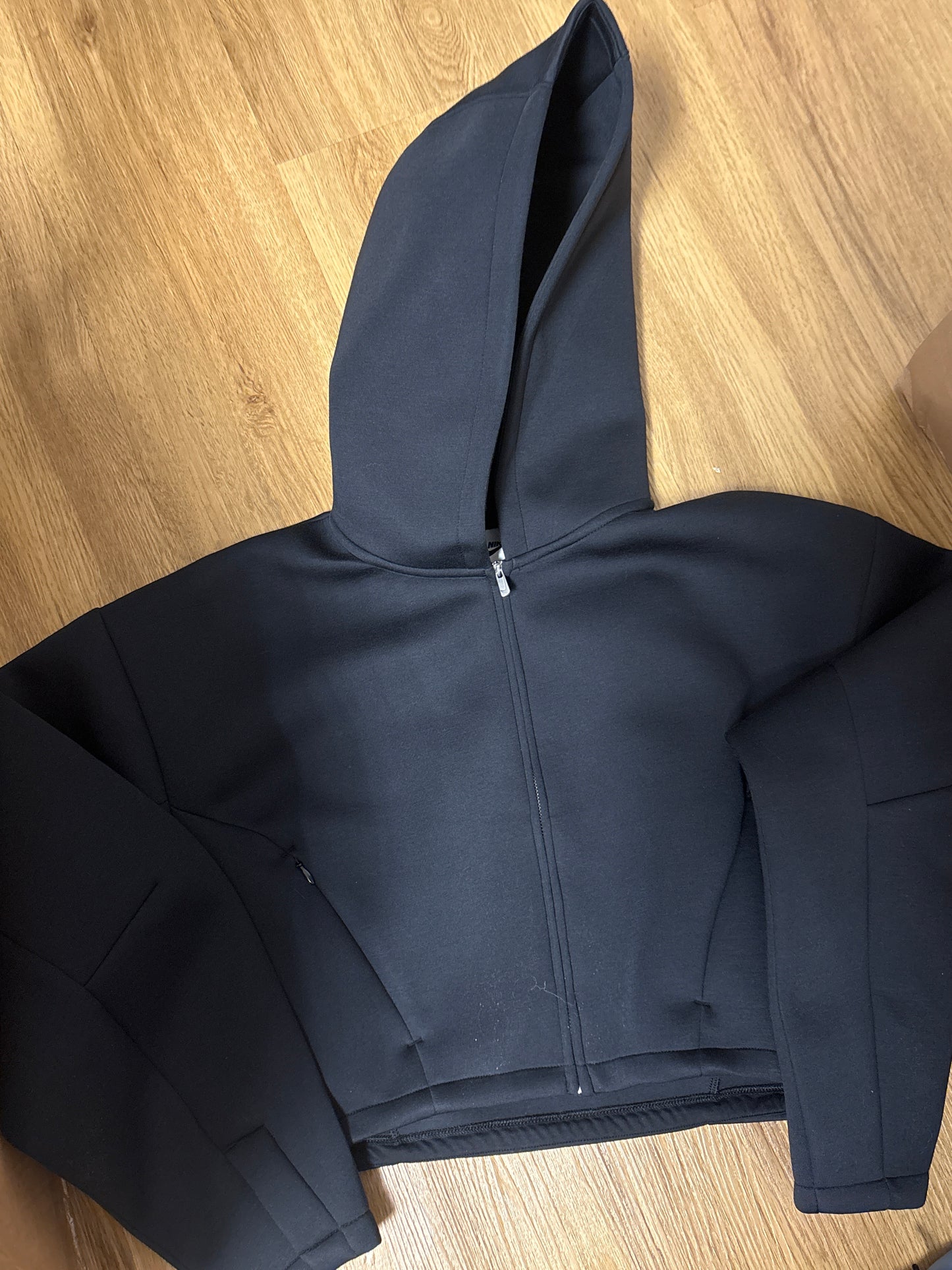 Nike Techfit Crop Jacke in schwarz, Größe wählbar