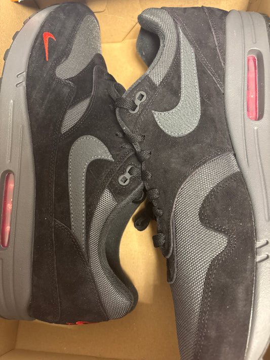 Nike Airmax 1 in schwarz, Größe 49,5