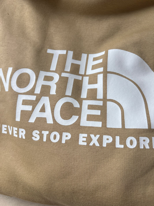 North Face Damen Hoodie beige/weiss , Größe wählbar