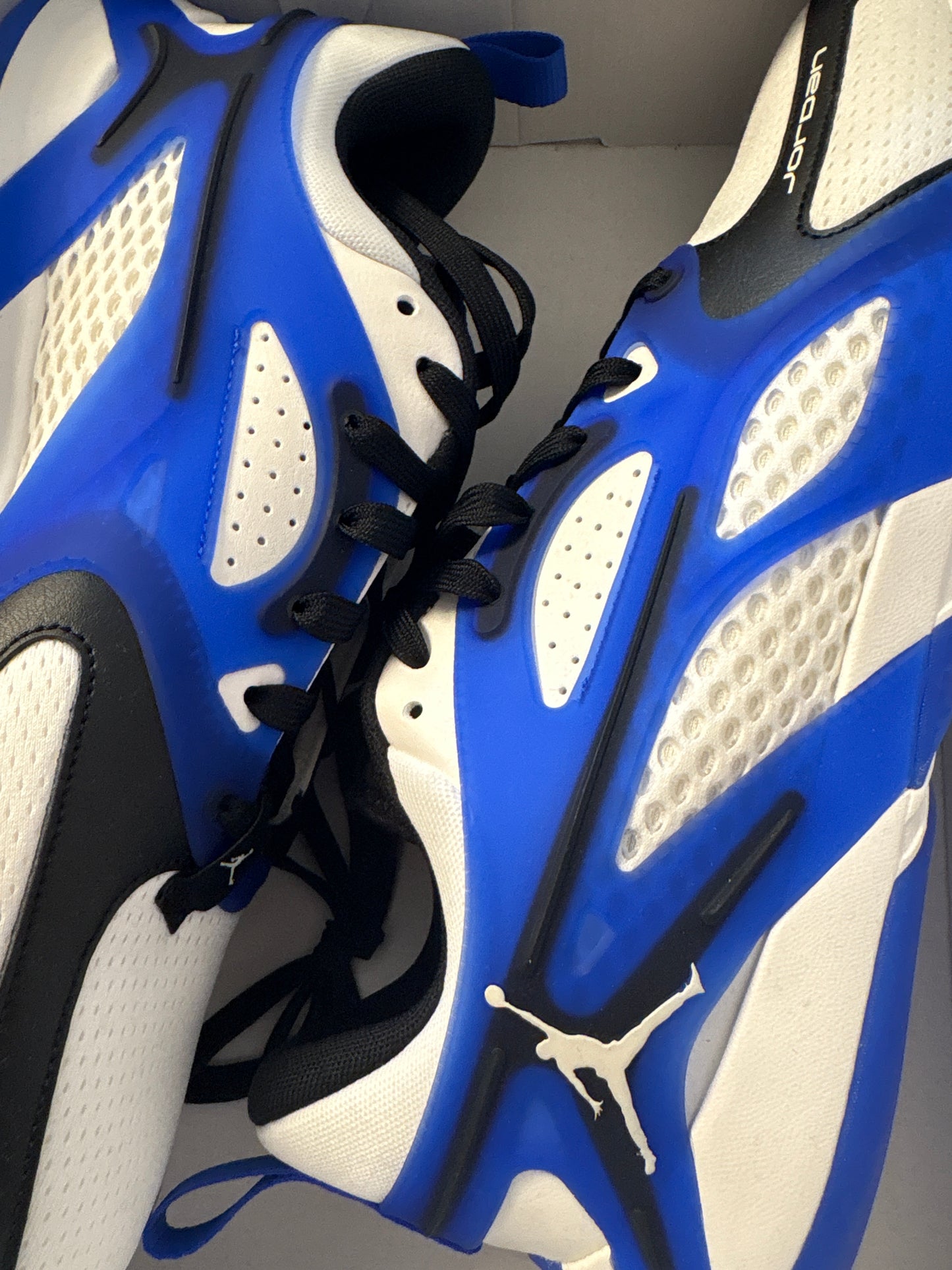 Nike Jordan Heir, blau/weiss/schwarz, Größe 45,5