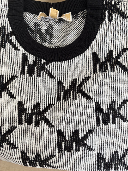 Michael Kors Damen Pulli weiss/schwarz Größe wählbar