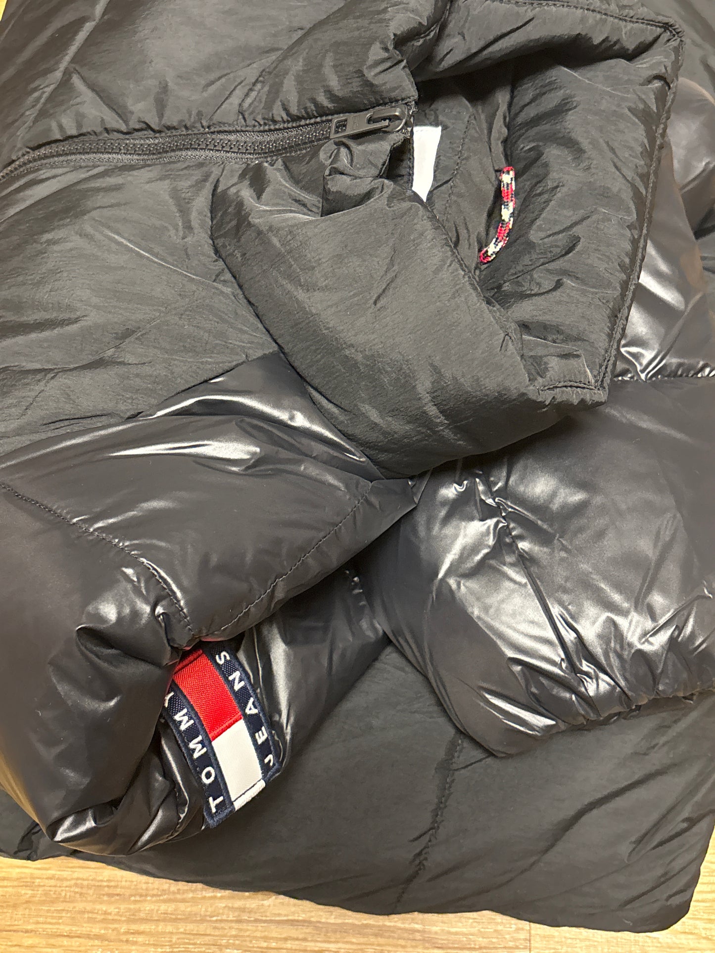 Tommy Hilfiger Winterjacke in schwarz, Größe L