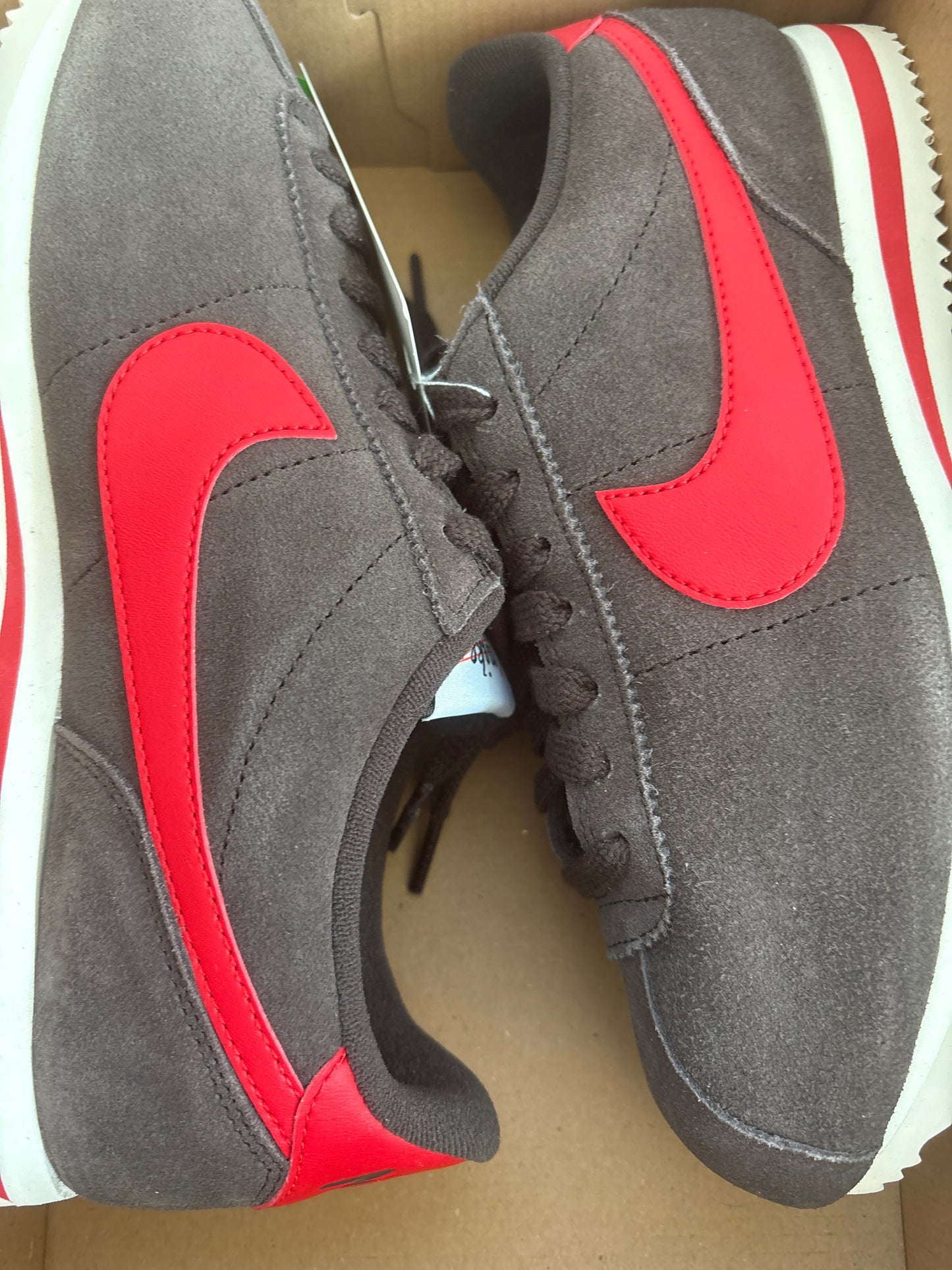 Nike Cortez braun/rot, Größe 41