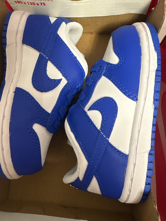 Nike Dunk low, dunkelblau/weiss, Größe wählbar