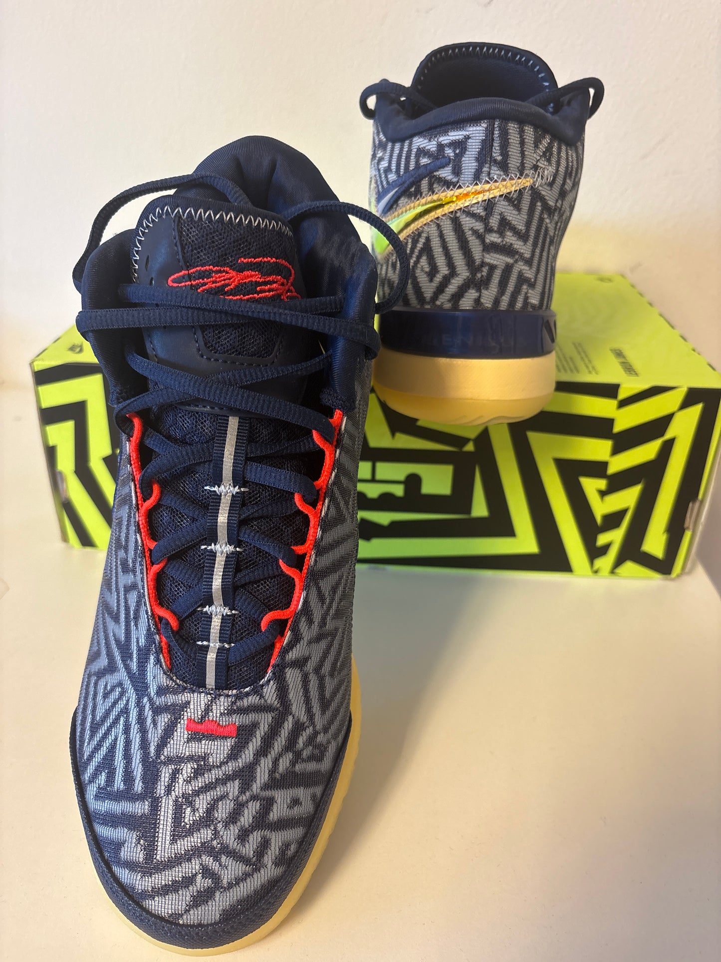 Nike Lebron NXXT Genisus, in beige/blau/grau, Größe wählbar