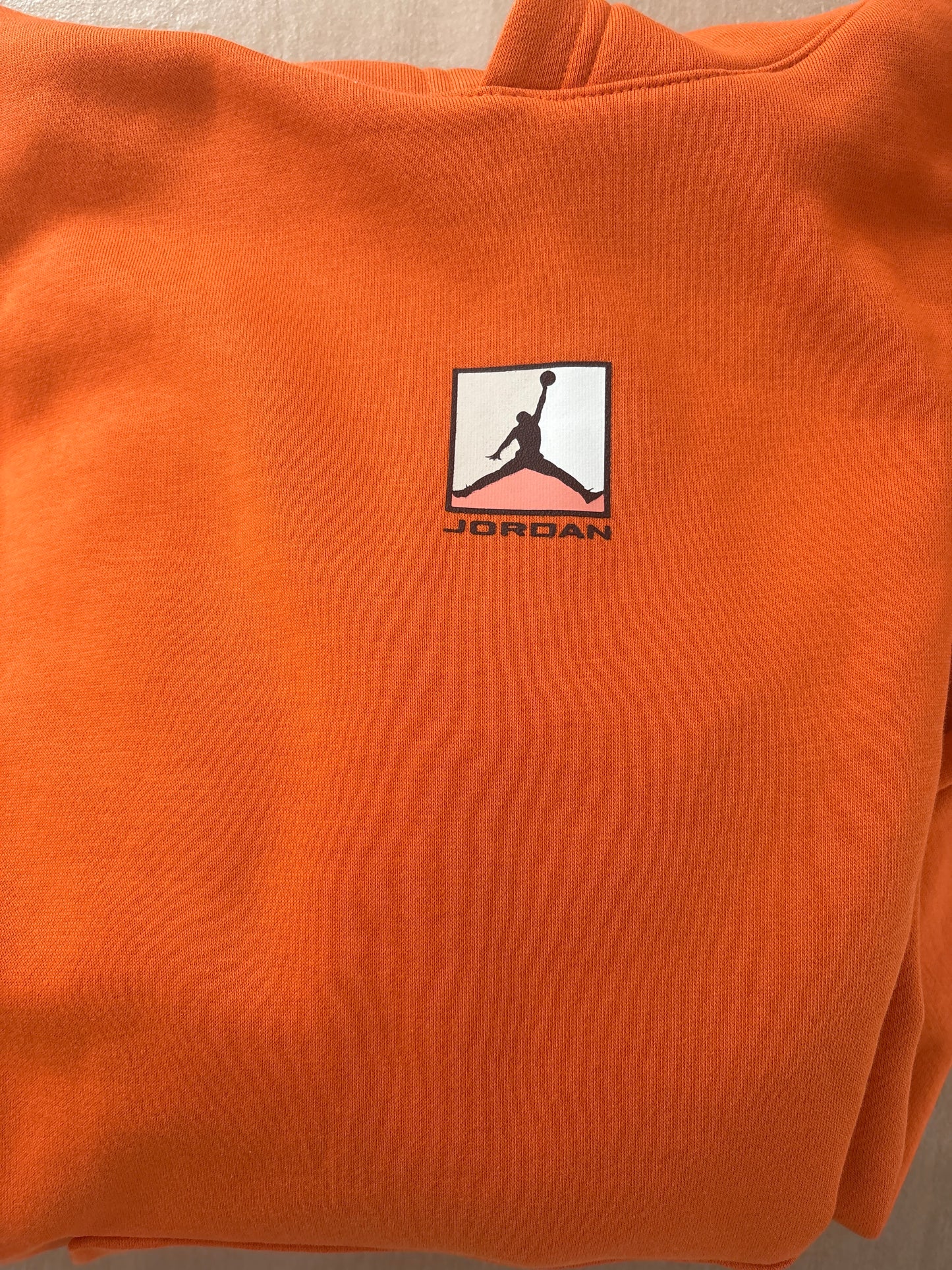 Nike Jordan hoodie  schwarz/orange, Größe wählbar