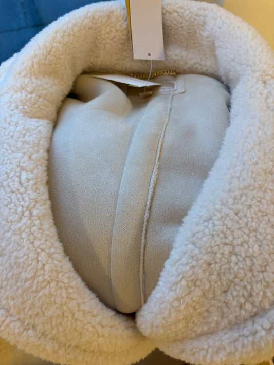 Michael Kors Teddyjacke weiss, Größe wählbar