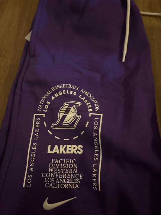 Nike kurze Hose Los Angeles Lakers, lila, Größe wählbar