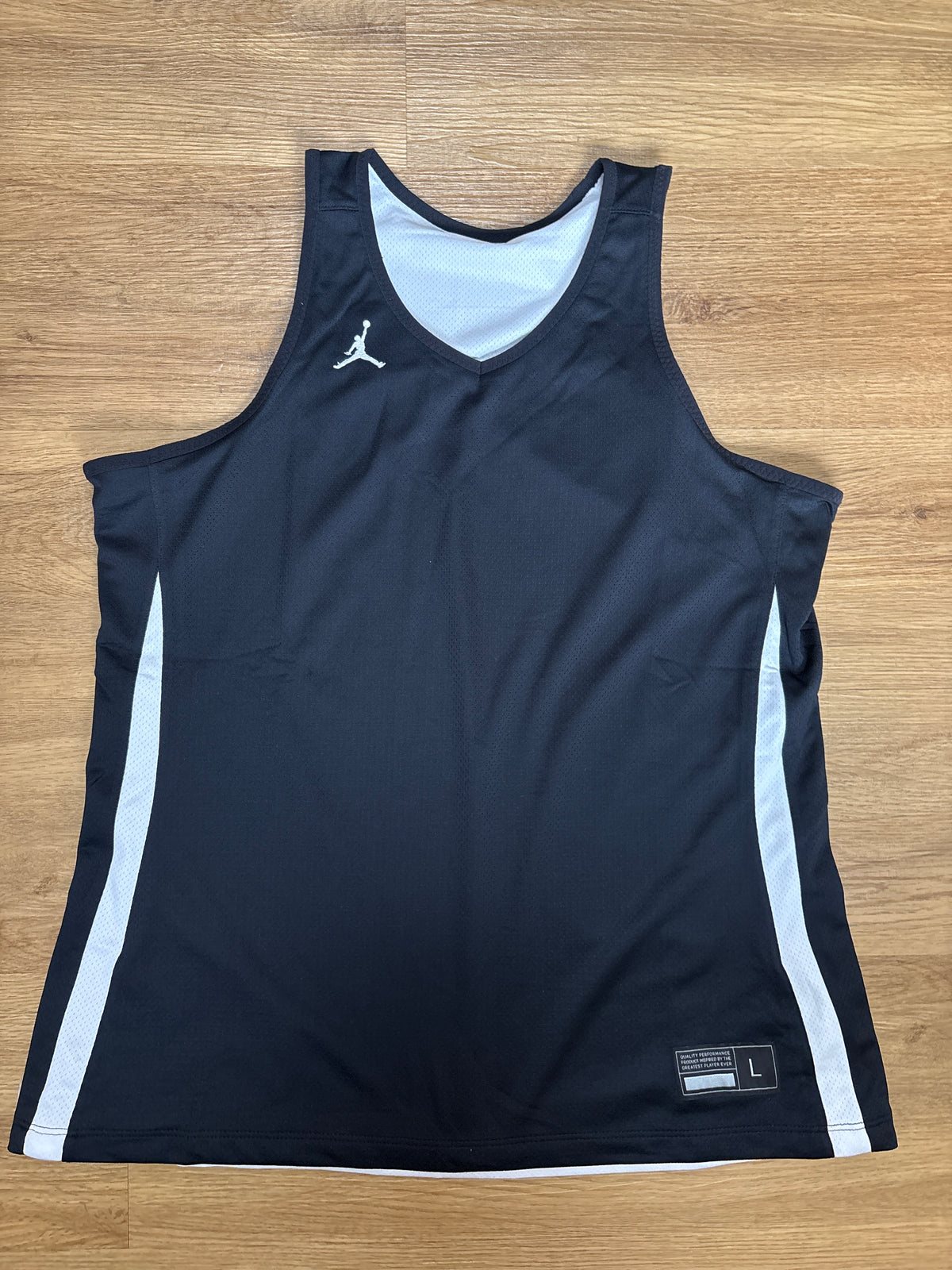 Nike Damen Jordan Trägershirt, wendbar, Größe wählbar in schwarz/weiss