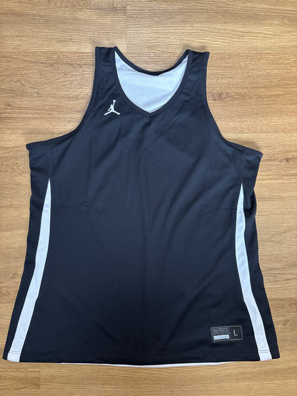 Nike Damen Jordan Trägershirt, wendbar, Größe wählbar in schwarz/weiss