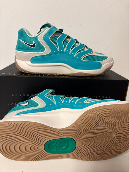 Nike KD18, türkis/weiss/braun, Größe wählbar