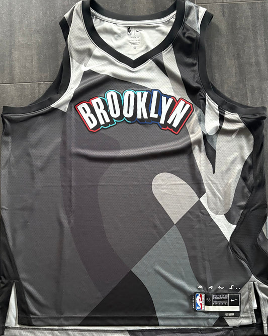 Nike NBA Trikot Brooklyn Nets,City Edition, Größe wählbar in schwarz/grau