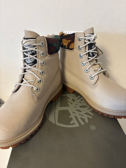 Timberland Heritage 6 in Waterproof Boot, grau/camo, Größe wählbar