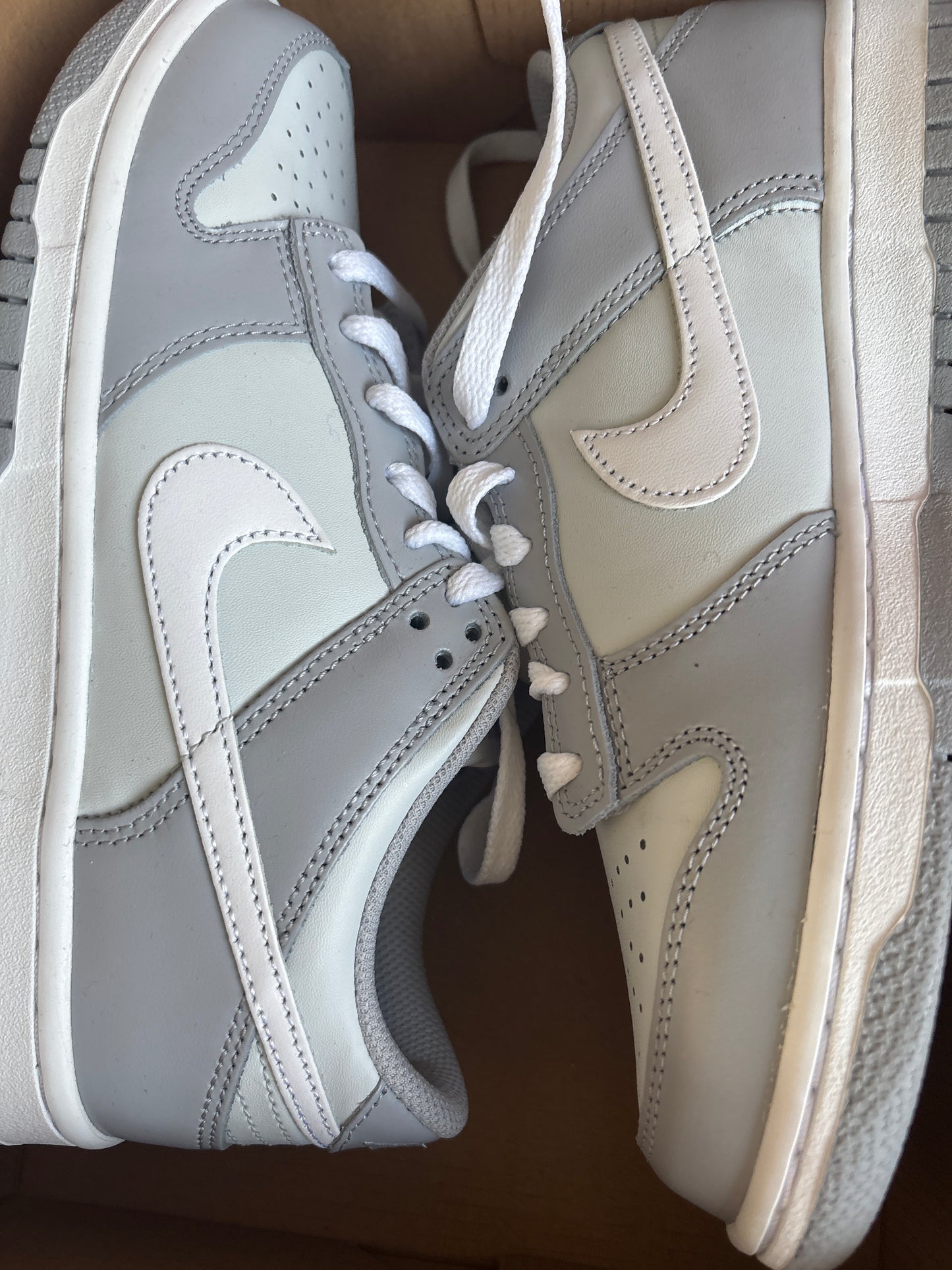 Nike Dunk low , Größe 38,5 in Grautönen