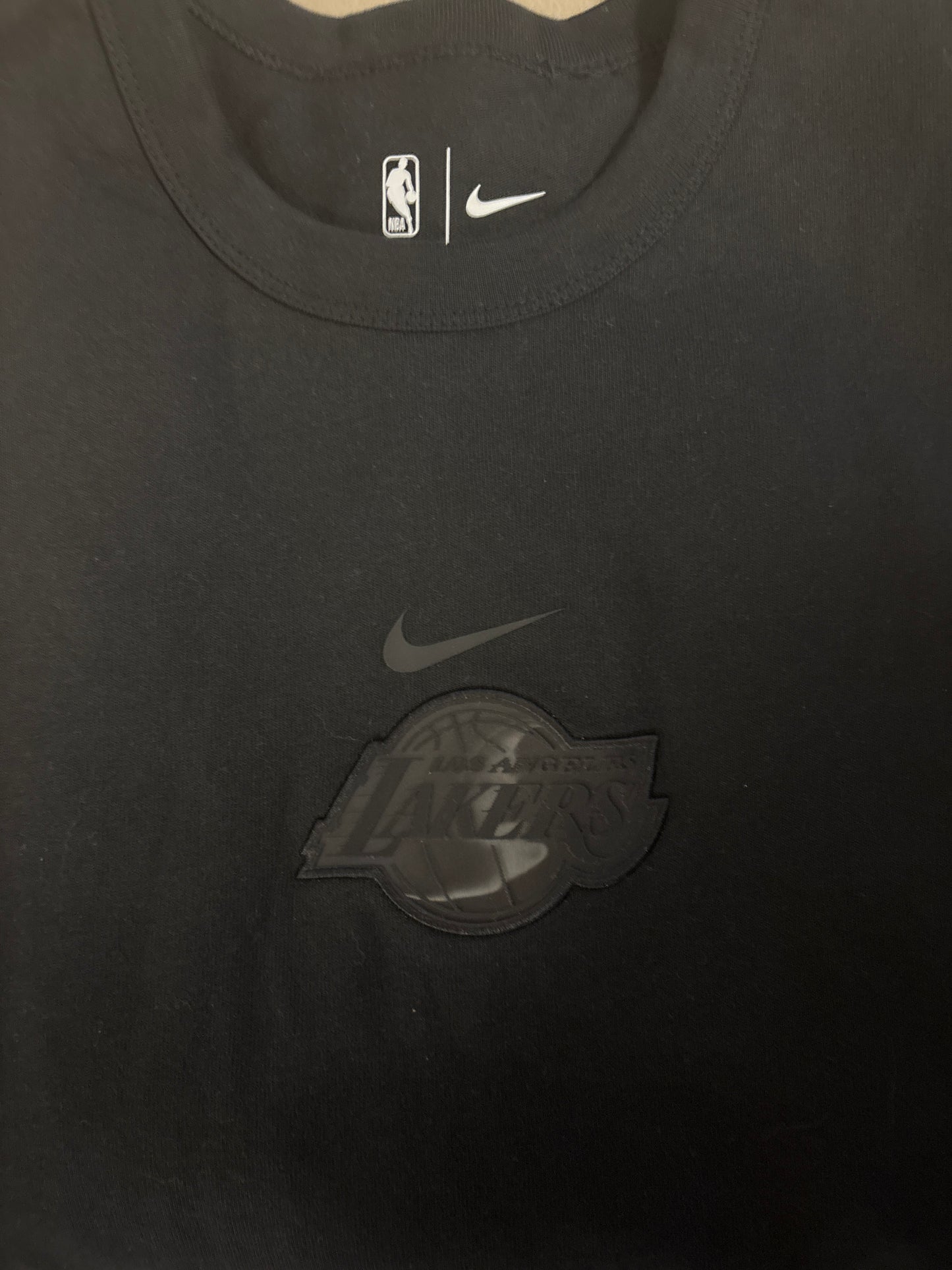 Nike Langarmshirt Lakers, Größe S in schwarz