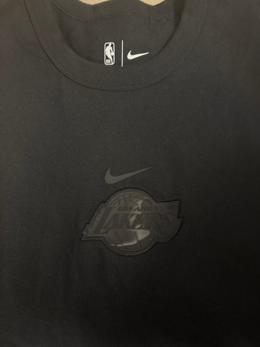 Nike Langarmshirt Lakers, Größe S in schwarz