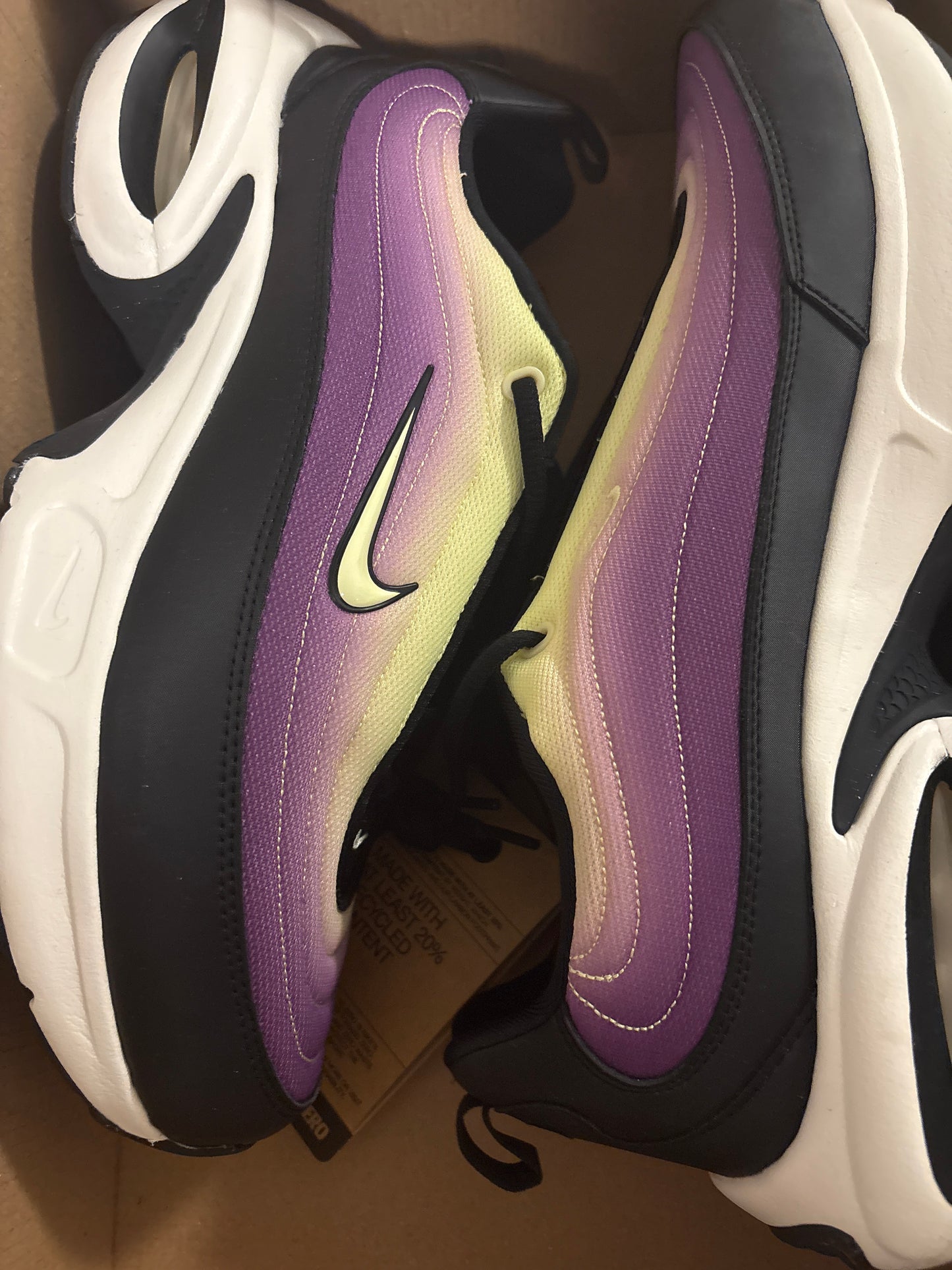 Nike Air Max Portal in gelb/schwarz/lila/weiss, Gr. Wählbar