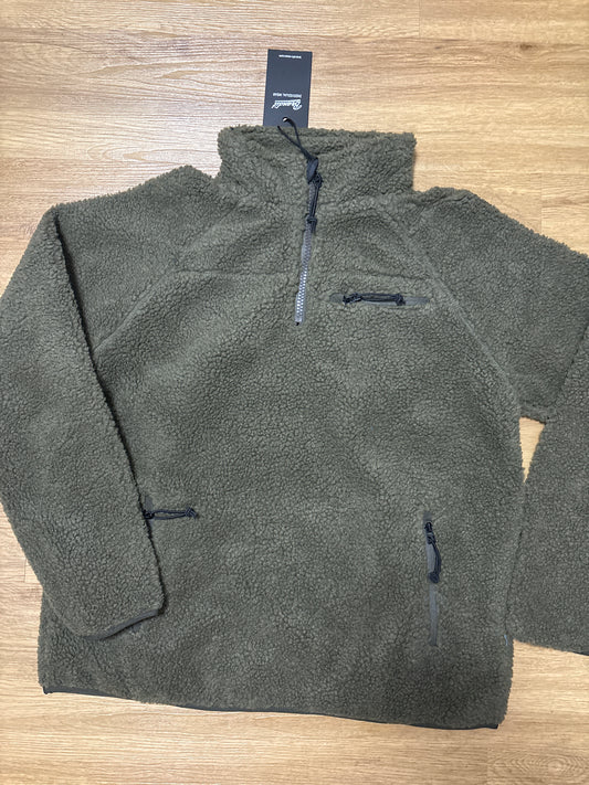 Brandit Teddyfleece in olivgrün, Größe wählbar
