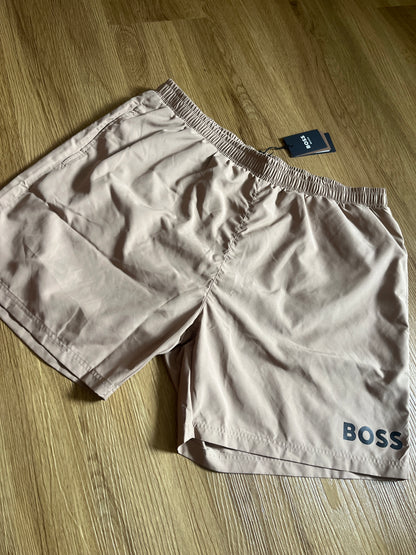 Boss Badehose in beige, Größe XXL