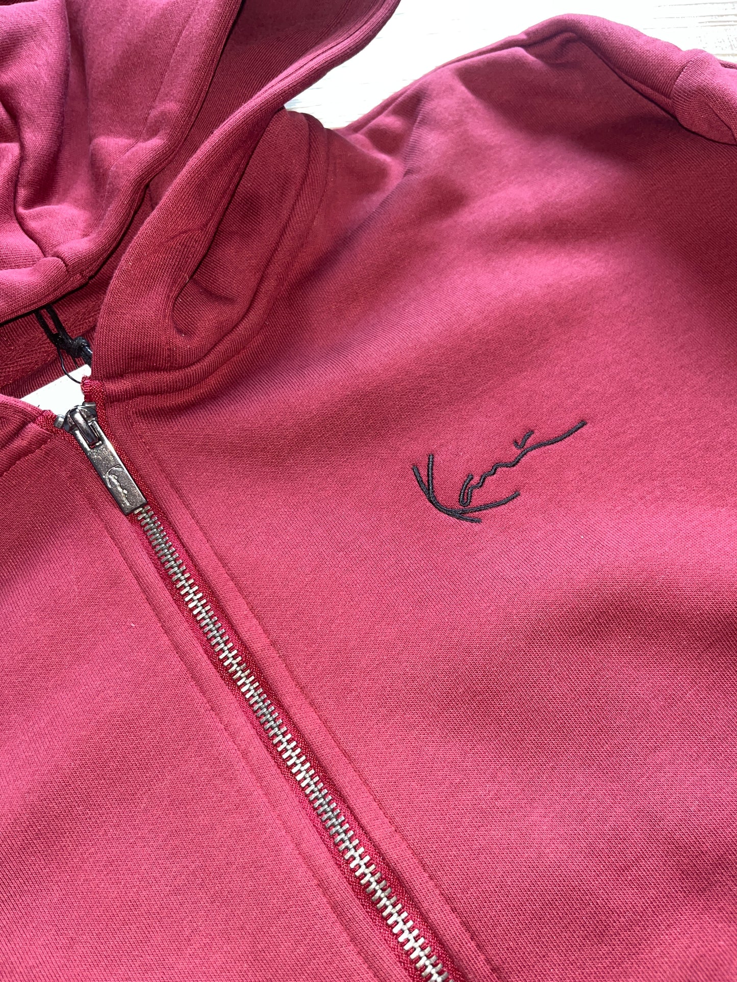 Karl Kani Joggingjacke in rot, Größe XL