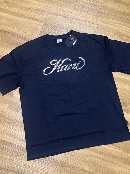 Karl Kani Tshirt in schwarz mit Kani Aufdruck, Größe XXL