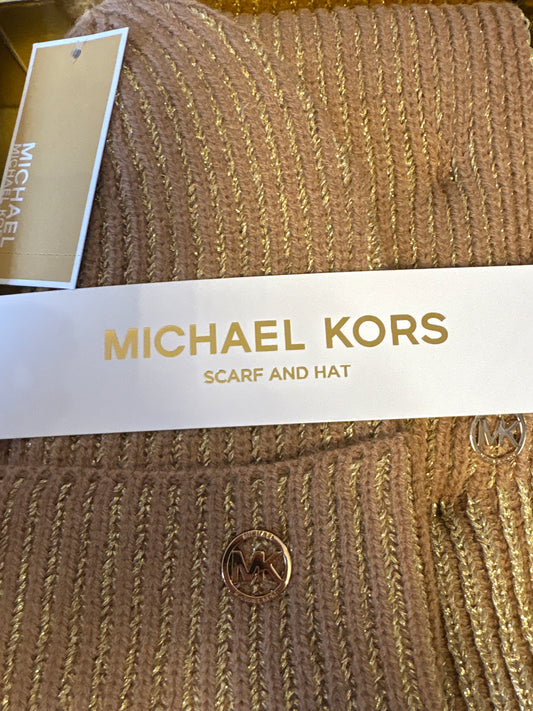 Michael Kors Mützenset in beige
