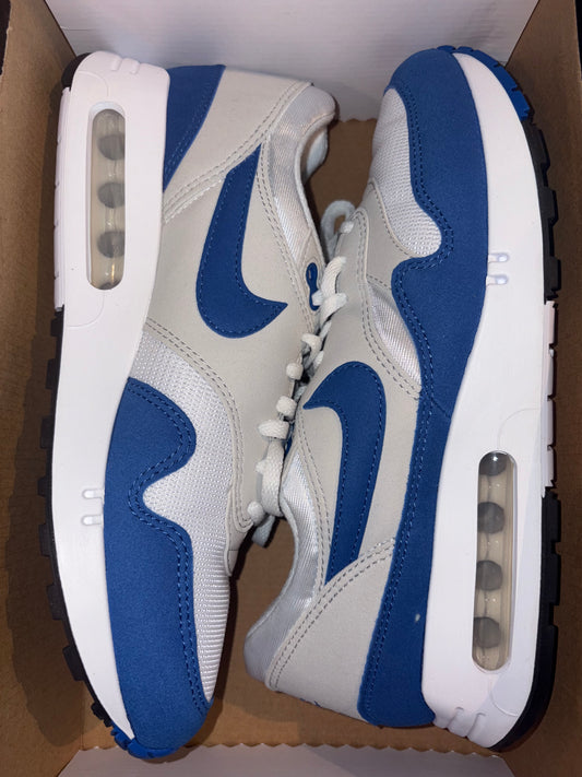 Nike Airmax 1 in blau/weiss, Größe 42,5