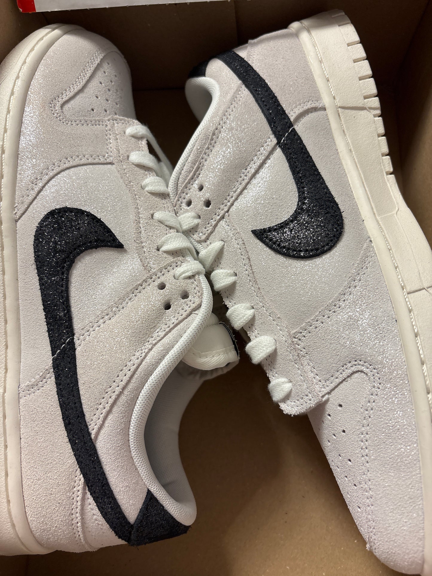 Nike Dunk low schimmernd, Größe 44