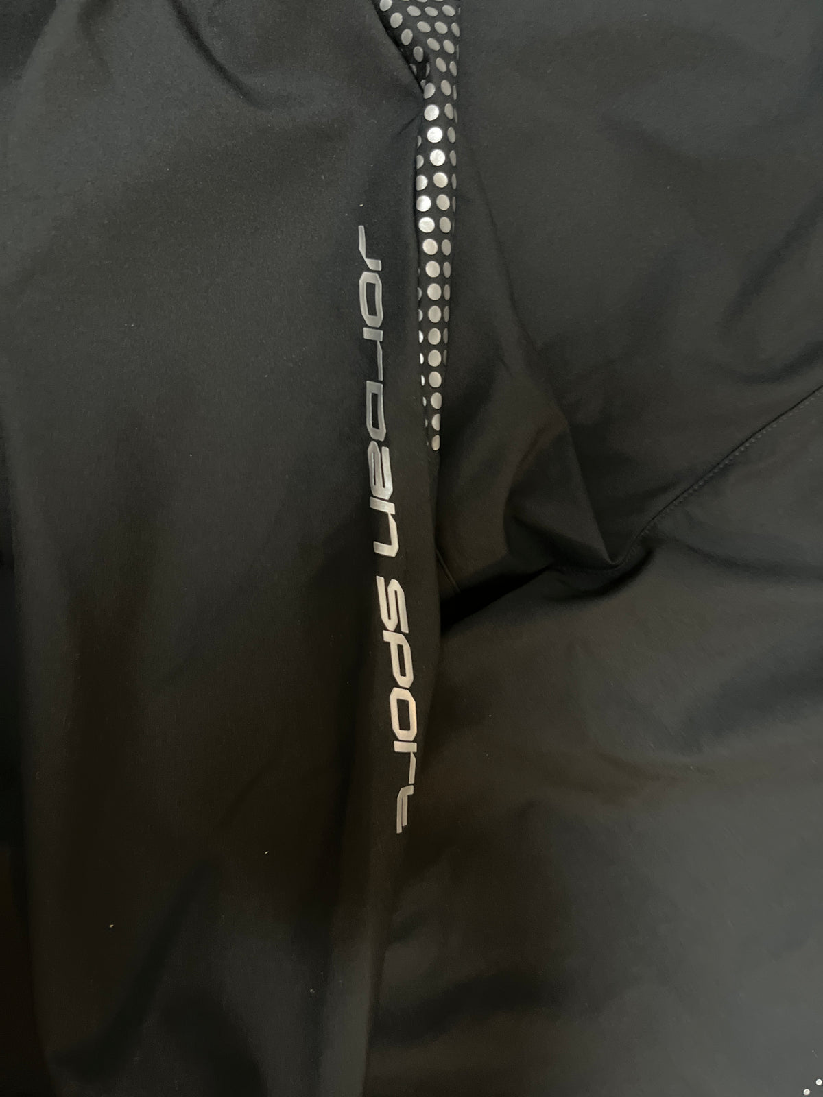 Nike Jordan Jogginghose, schwarz/silber, Größe XXL