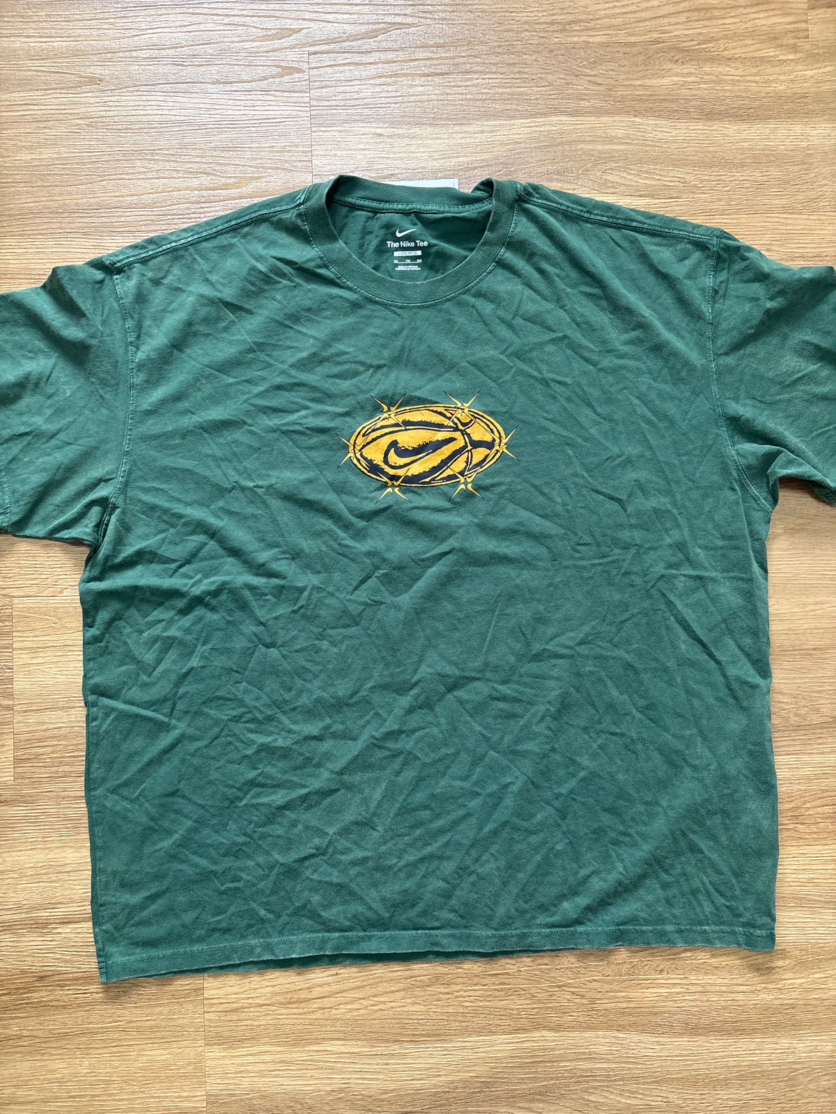 Nike Tshirt in grün/Muster, Größe XXL