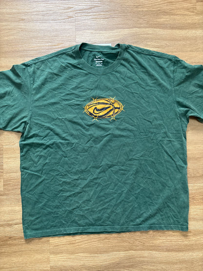 Nike Tshirt in grün/Muster, Größe XXL