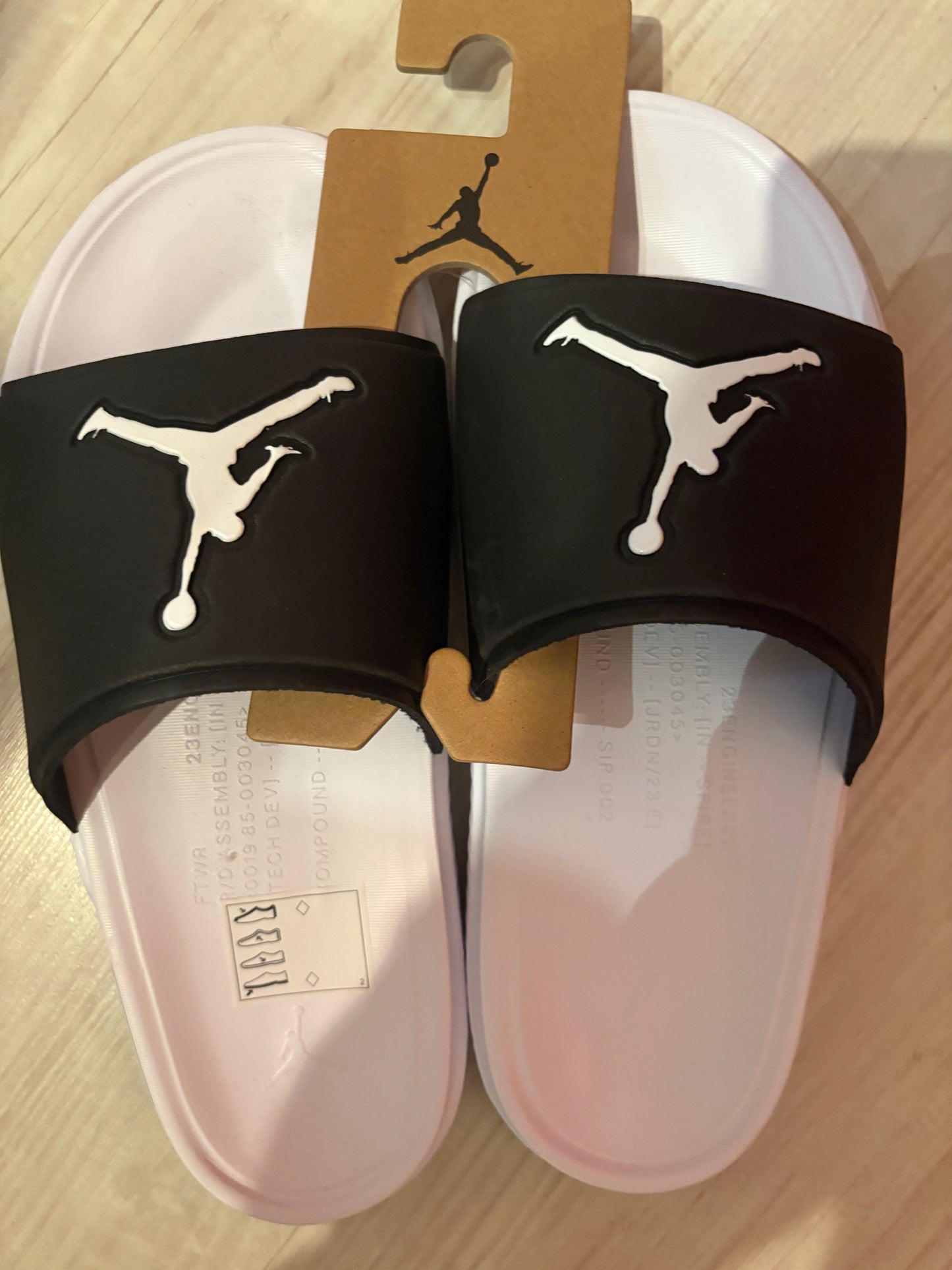 Nike Badelatschen Jordan Jumpman Slide, schwarz weiss wählbar