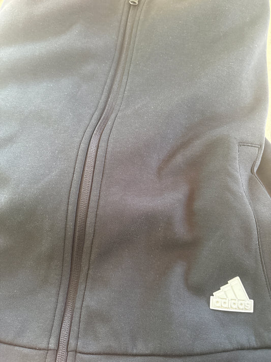 Adidas Damen Joggingjacke schwarz, Größe wählbar