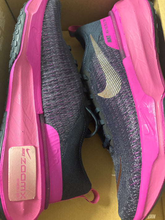 Nike Zoomx Imvincible Run FK 3 dunkelblau/pink, Größe 44