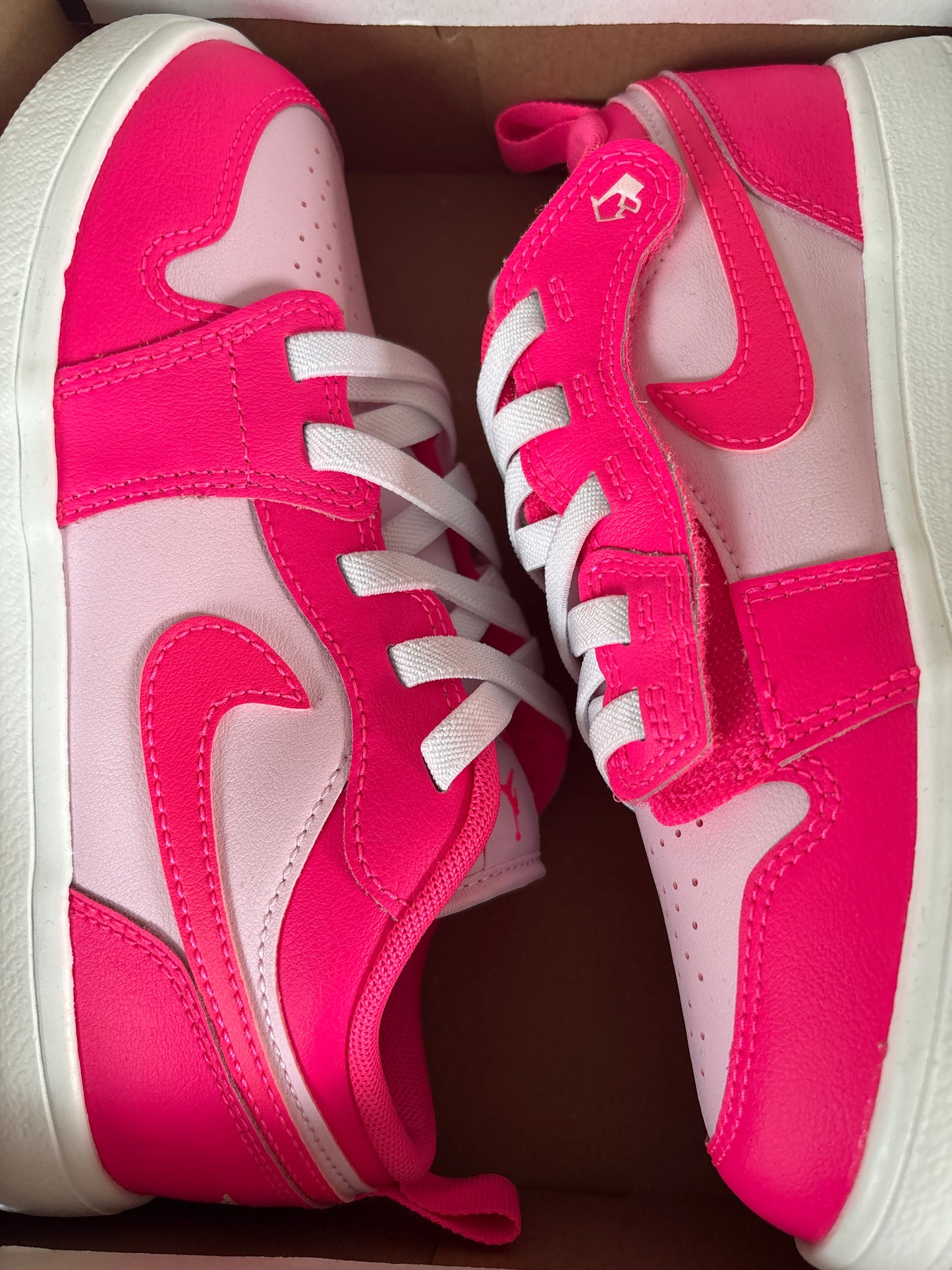 Nike Air Jordan 1 Low weiss/pink, Größe 35